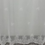 Voile Curtains Factory - Embroidery Soft White Event Sheer