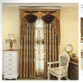 Sheer Fabric Manufacturer - Soft Touch Tulle Embroidery Curtain