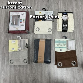 Blackout Curtain Supplier - 190GSM Ribbon Stock