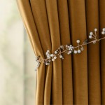 Velvet Curtains Supplier - Grommet Design Light Blocking Retro