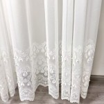 Embroidery Curtain Factory - European Floral Elegant Voile Hotel