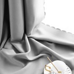 Stretch Velvet Supplier - Korean Brown Polyester Curtain Roll