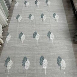 Voile Fabric Supplier - Lace Embroidery Customized Living Room