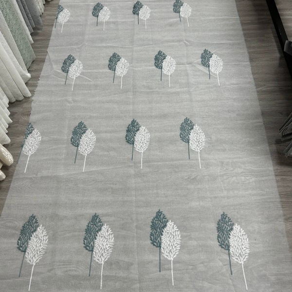 Voile Fabric Supplier - Lace Embroidery Customized Living Room