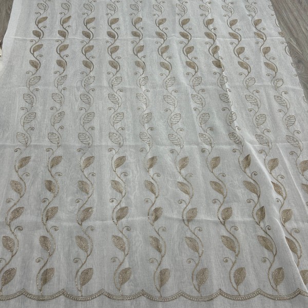Sheer Curtain Manufacturer - European Floral Embroidery Tulle