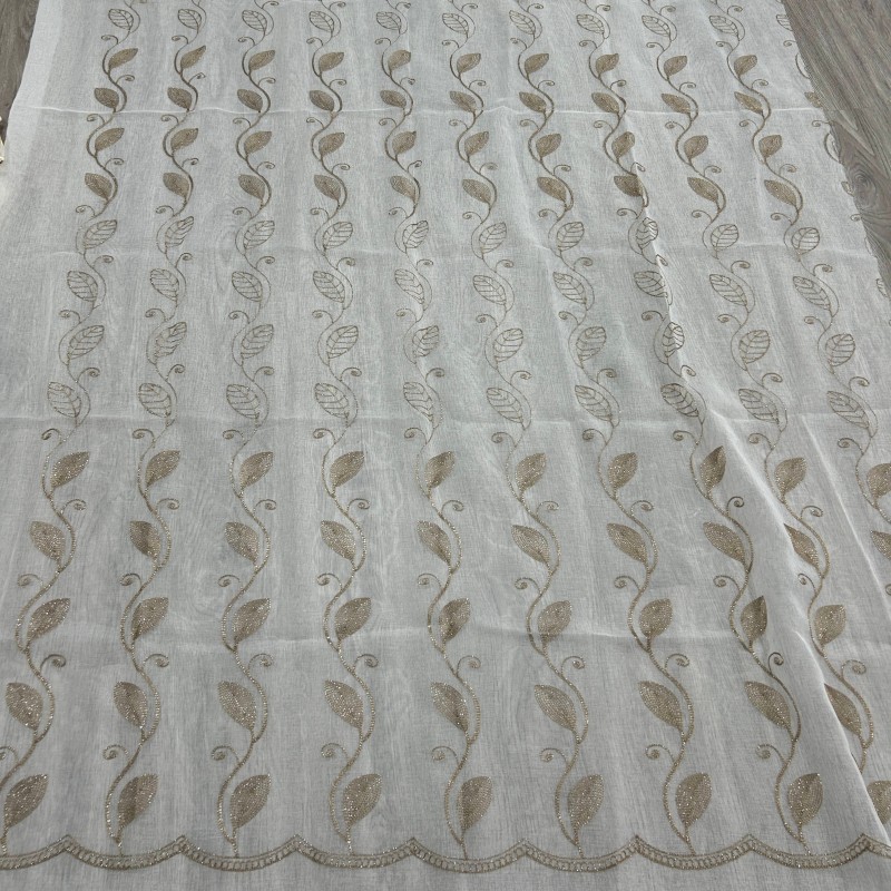 Sheer Curtain Manufacturer - European Floral Embroidery Tulle