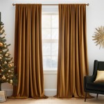 Velvet Curtain Fabric Manufacturer - Brown Soft Heavy Drapery