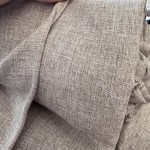 Blackout Curtain Fabric Manufacturer - 100% Polyester Linen Touch Window