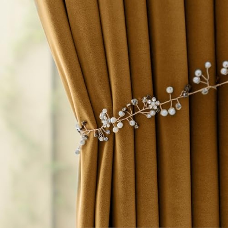 Velvet Curtain Fabric Manufacturer - Brown Soft Heavy Drapery