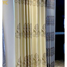 Curtain Fabric Supplier - Luxury Jacquard Window Treatment