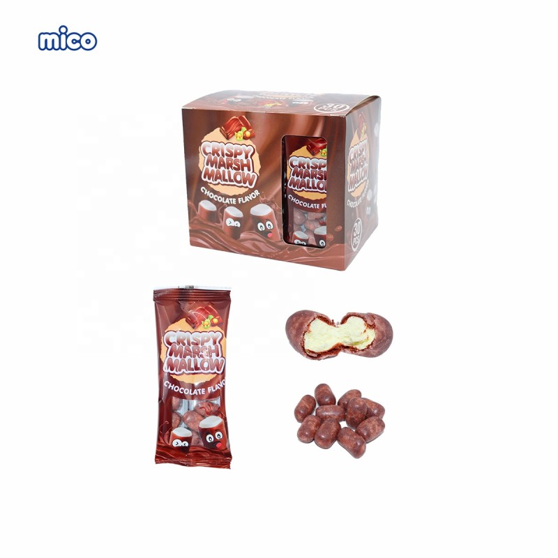 Chocolate Crispy Marshmallow Chocolate-Crusted Crispy Sweet Candy