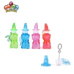 Different Color Cartoon Cat Soap Bubble Water