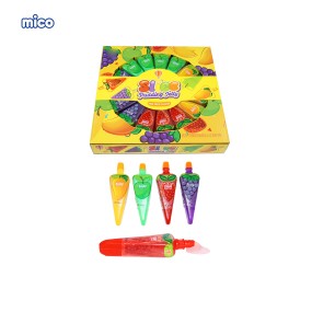 PIZZA SHAPE SWEET FRUIT FLAVOR PUDDING JELLY MIX