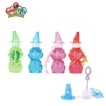 Different Color Cartoon Cat Soap Bubble Water