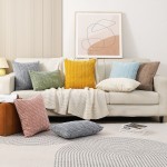 Decorative Pillow Supplier - Nordic Corduroy Plain Cushion