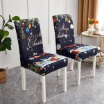 Dining Cover Supplier - Printed Christmas Pattern Stretchy
