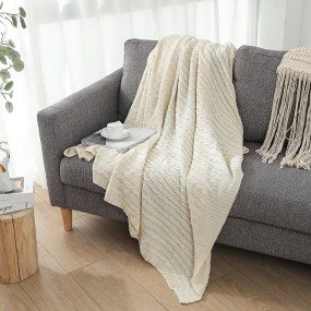 Blanket Supplier - 100% Acrylic Luxury Knitted Throw