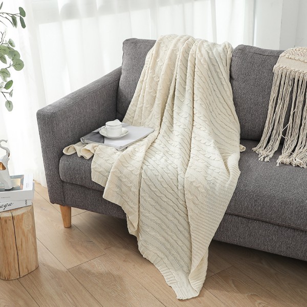 Blanket Supplier - 100% Acrylic Luxury Knitted Throw