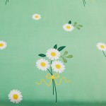 Bed Skirt Factory - Custom Microfiber Printed Daisy