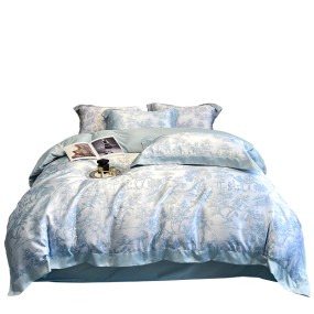 Bedding Set Supplier - Luxury Silk European Floral Cooling