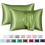 Pillowcase Manufacturer - Custom Logo Solid Color Satin