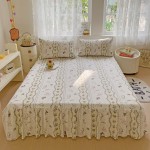 Bed Skirt Manufacturer - 100% Polyester Floral Design