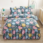 Bed Skirt Factory - Factory Outlet Printed Flower