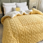 Comforter Set Supplier - Sherpa Flannel Tufted Velvet
