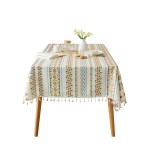 Tablecloth Supplier - Cotton Linen Ethnic Tassel
