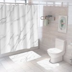 Shower Curtain Factory - Wholesale Marble Printing 4PCS