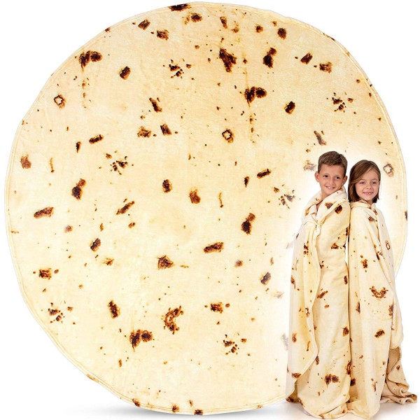 Novelty Blanket Manufacturer - Burrito Tortilla Pancake Design