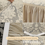 Sofa Cover Set Manufacturer - Seersucker Jacquard Full Elastic