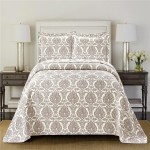 Quilt Set Manufacturer - 3 Piece Modern Stitched Pattern