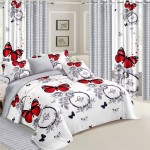 Duvet Cover Factory - 3D Floral Butterfly Printed Collection