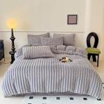 Comforter Set Factory - Grey Soft Fleece Bedroom Set