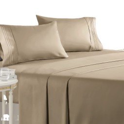 Bed Sheet Supplier - 100% Brushed Microfiber 1800 Bulk