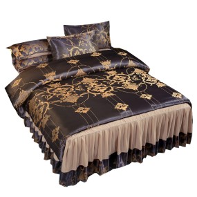 Bedding Set Manufacturer - Luxury Shining Satin Jacquard