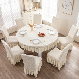 Table Cover Manufacturer - New Thickened Carved Velvet