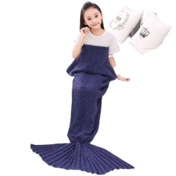 Throw Blanket Manufacturer - Mermaid Tail Knit Acrylic
