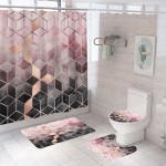 Bathroom Drape Factory - Waterproof Mildewproof Geometric