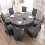 Tablecloth Supplier - Woven Velvet Solid Gray Jacquard