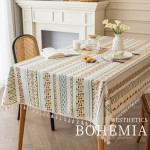Tablecloth Manufacturer - Linen Bohemian Tassel