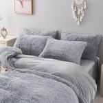 Bed Sheet Factory - Warm Winter Faux Fur Velvet Bedsheet