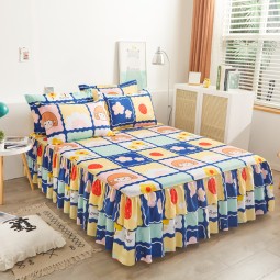 Bed Skirt Supplier - OEM Microfiber Printed Cartoon