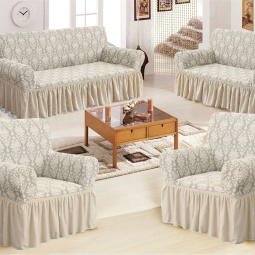 Sofa Cover Set Manufacturer - Seersucker Jacquard Full Elastic