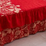 Wedding Skirt Supplier - High Quality Microfiber Red