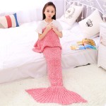 Throw Blanket Manufacturer - Mermaid Tail Knit Acrylic