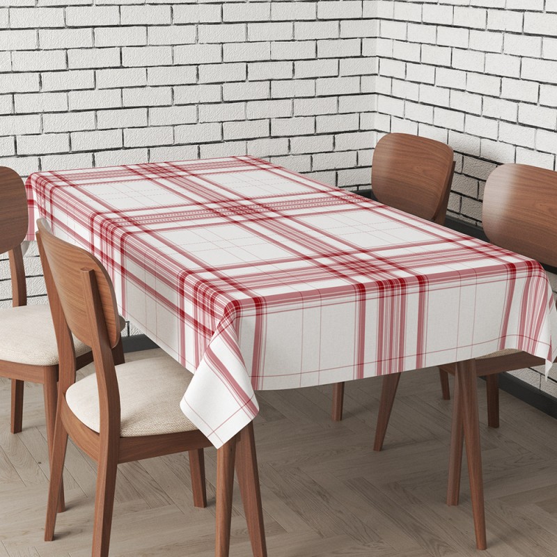 Table Cover Supplier - Classic Red Cotton Linen