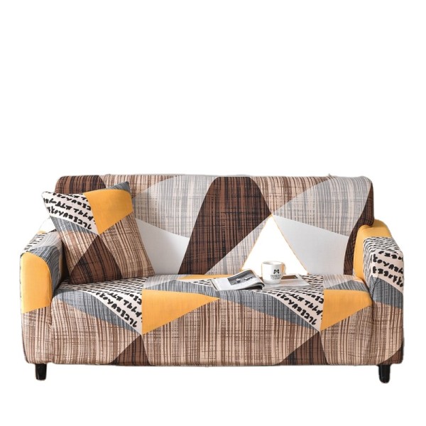 Sofa Cover Factory - Printed Elastic Three-seat Set