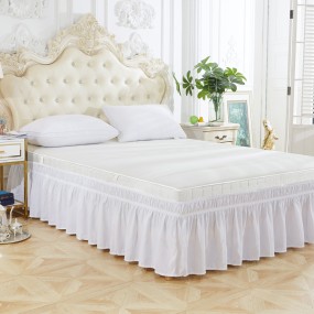 Bed Skirt Manufacturer - Adjustable Elastic Ruffle Home